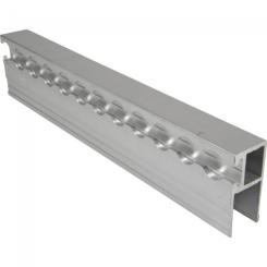 Aluminium de rail de ligne pour profilé de paroi latérale, arrimage latéral, L 3000 mm