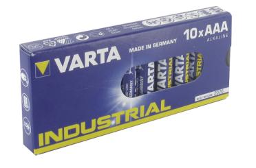 Varta Industrial PRO 1,5V Alkaline AAA batteri LR03 10-Pack