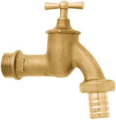 GEKA water tap with threaded hose fitting 3/4''