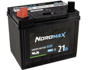 NORDMAX Batteri AGM U1 12V / 21 Ah