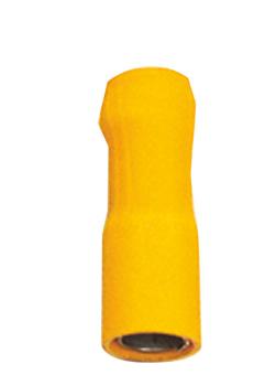 Cable Terminal Female Bullet Connector 4.0 - 6.0 mm yellow 