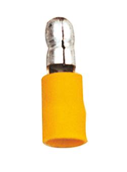 Cable Terminal Male Bullet Connector 4.0 - 6.0 mm yellow 