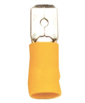 Blade Terminals 6.3 mm² x 6.0 mm yellow 