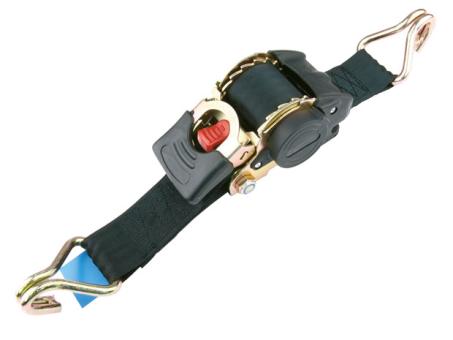 Automaattinen kiinnityshihna, 300daN, teräväkärkisillä koukuilla varustettuna 1-piece with pointed hook | 3 | 25