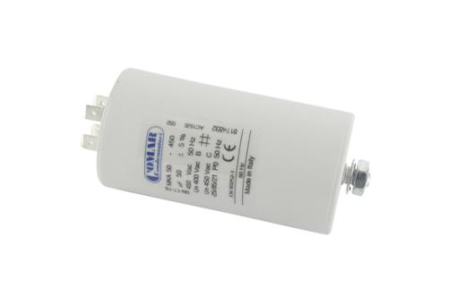 Capacitor with flat terminal M8 - 50μf 