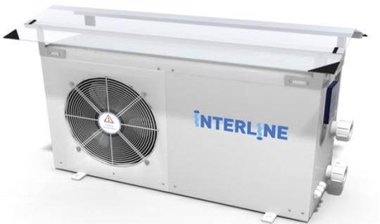 INTERLINE Wärmepumpe Pro 2.8 KW für 12 m³ 