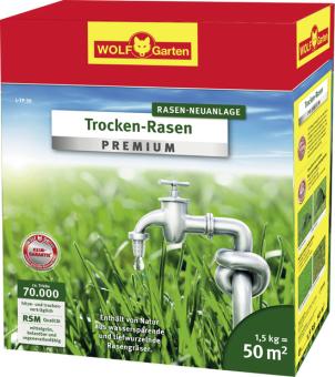 WOLF GARTEN Trocken-Rasen Premium L-TP 50 