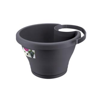 elho® corsica drainpipe clicker 25 cm anthracite Flowerpot 