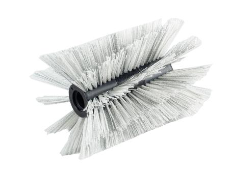 Roller Brush GRIZZLY Poly, Crimped Wire Pavement/Road 250 mm 
