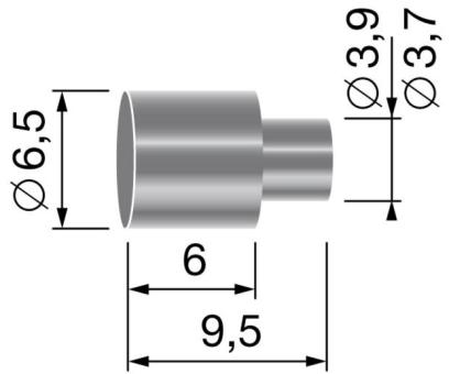 Ändstycke Bowden kabelhylsa Ø 5,5 mm 