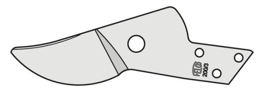 FELCO Sekatörskärblad 200/3 