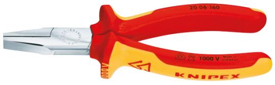 KNIPEX Flat Nose Pliers 20 06 160 
