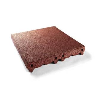 Terrasoft Fall protection plate 30mm - red brown 